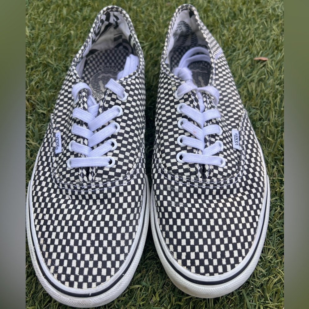 Vans Micro Black and White Checkered Classics - Custom